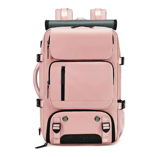 Nuxetia - Large Waterproof Travel Backpack with USB Charging Port