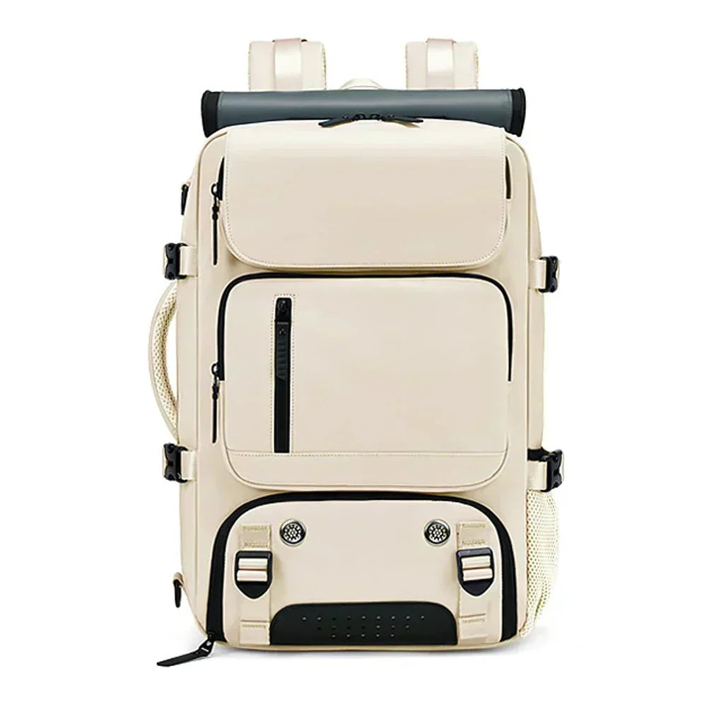Nuxetia - Large Waterproof Travel Backpack with USB Charging Port