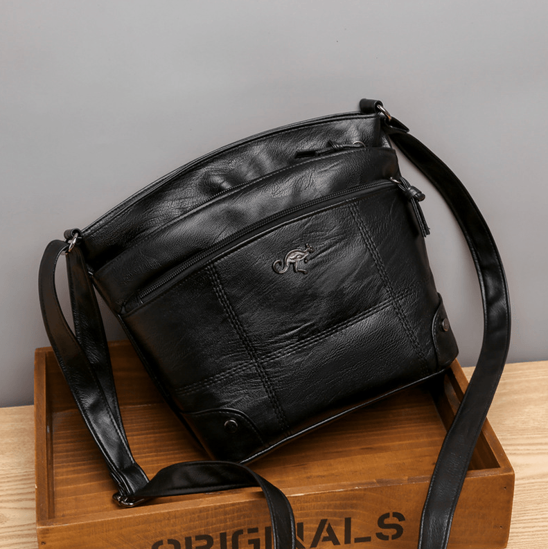 Nuxetia – Vintage PU Leather Shoulder Bag with Adjustable Strap