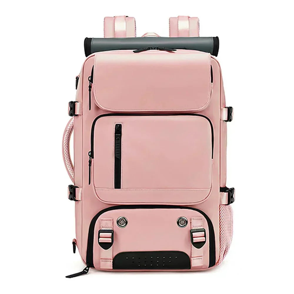 Nuxetia - Large Waterproof Travel Backpack with USB Charging Port