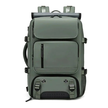 Nuxetia - Large Waterproof Travel Backpack with USB Charging Port