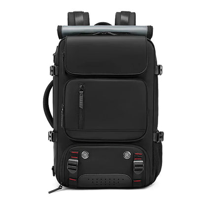 Nuxetia - Large Waterproof Travel Backpack with USB Charging Port