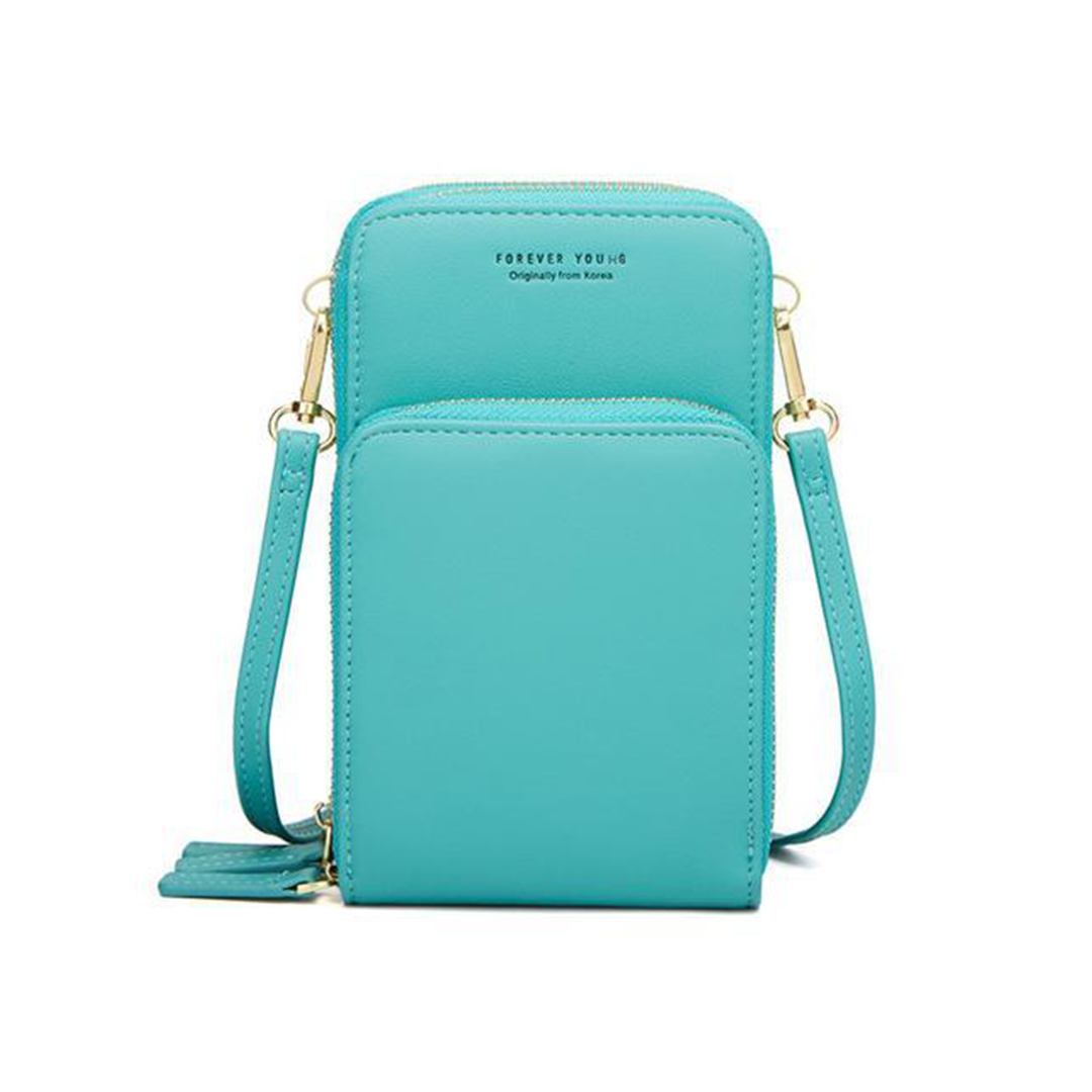 Nuxetia – PU Leather Phone Purse with Triple Secure Closure