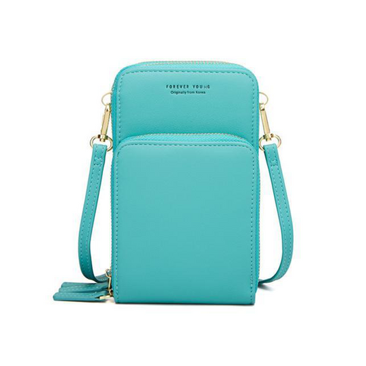 Nuxetia – PU Leather Phone Purse with Triple Secure Closure