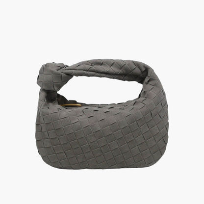 Nuxetia – Women’s Mini Vegan Suede Shoulder Bag with Woven Knot Design