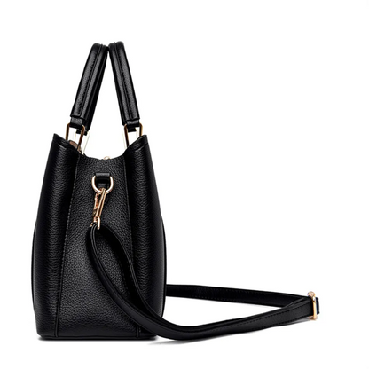 Nuxetia - Women’s PU Leather Shoulder Handbag with Crossbody Strap