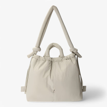 Nuxetia - Women’s Quilted Puffer Handbag with Adjustable Shoulder Strap